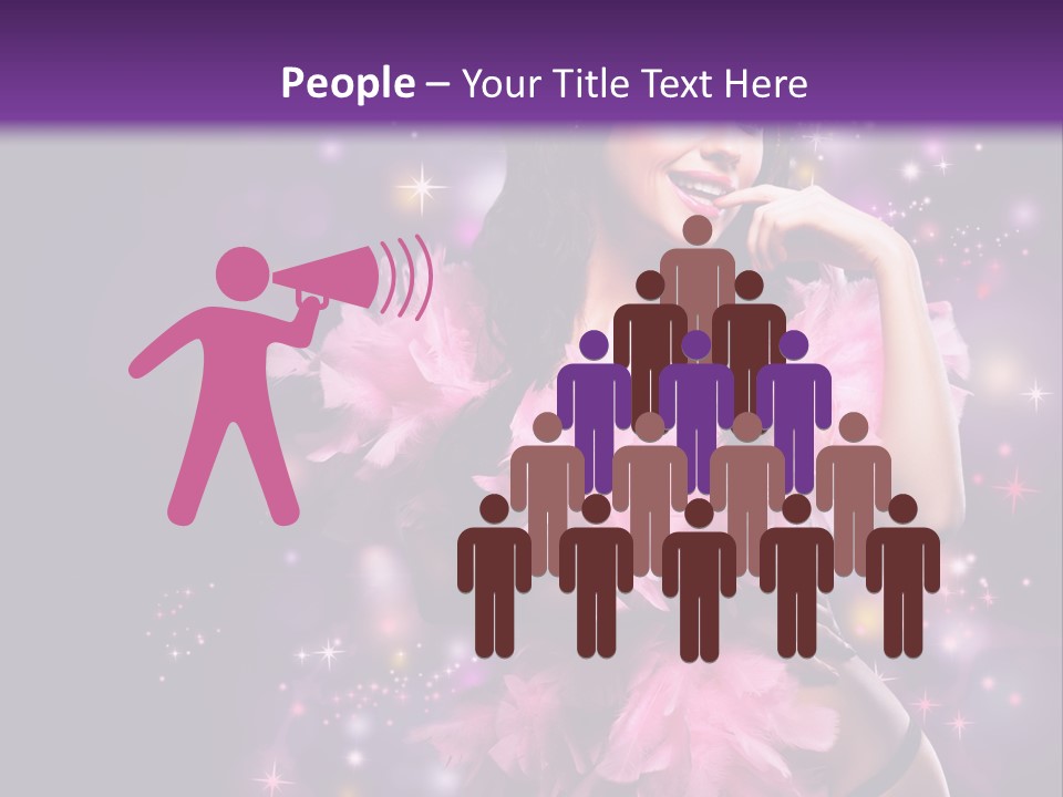 New Year Woman Life PowerPoint Template