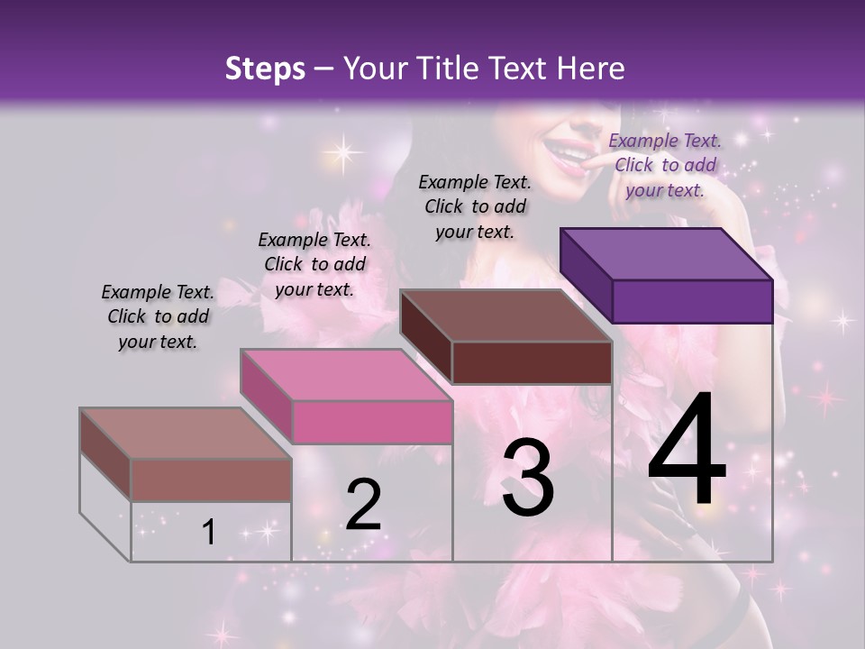 New Year Woman Life PowerPoint Template