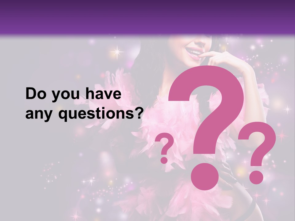 New Year Woman Life PowerPoint Template