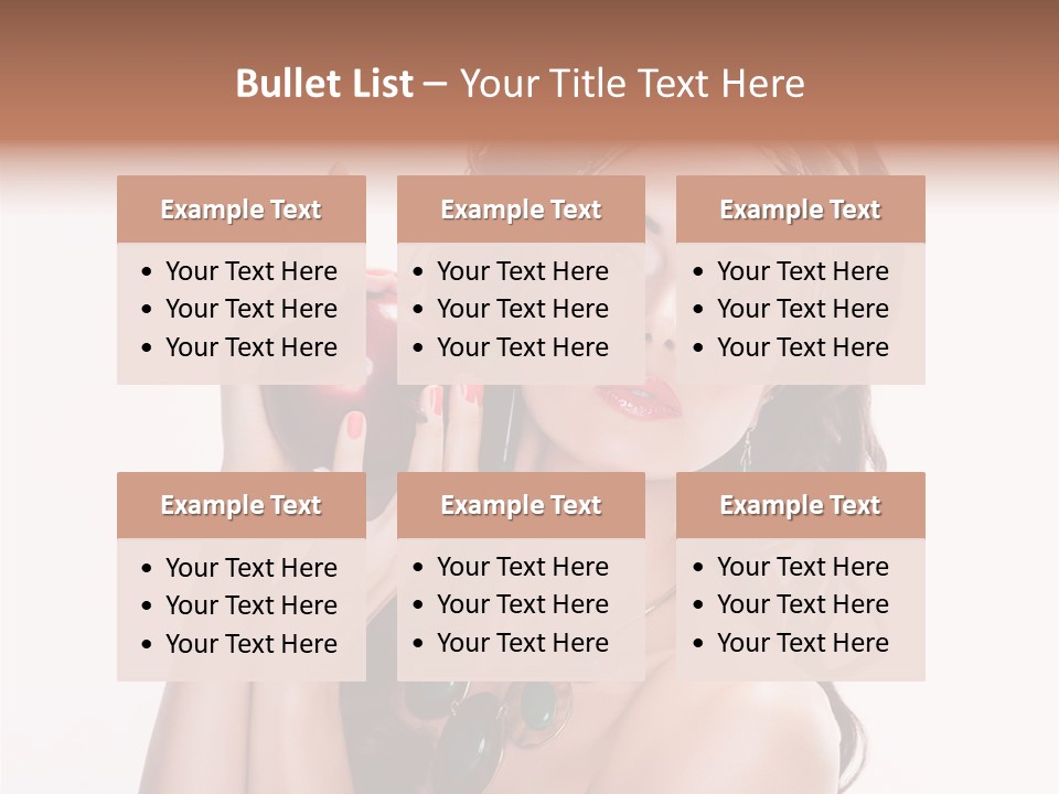 Freshness Fashion Isolated PowerPoint Template