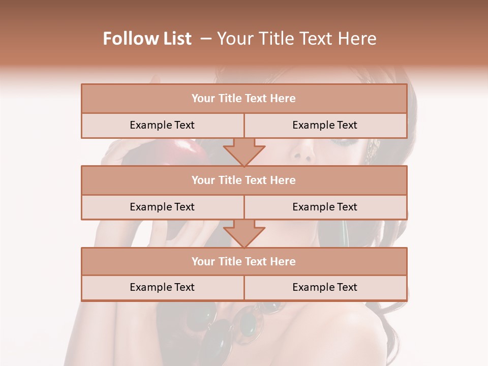 Freshness Fashion Isolated PowerPoint Template