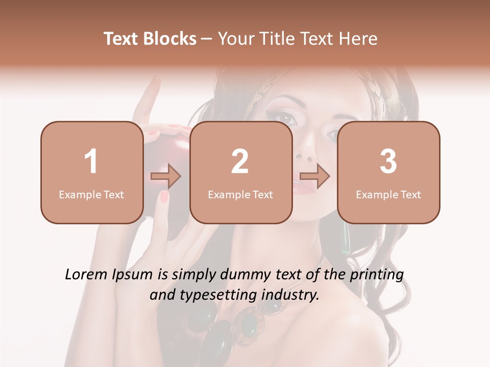 Freshness Fashion Isolated PowerPoint Template