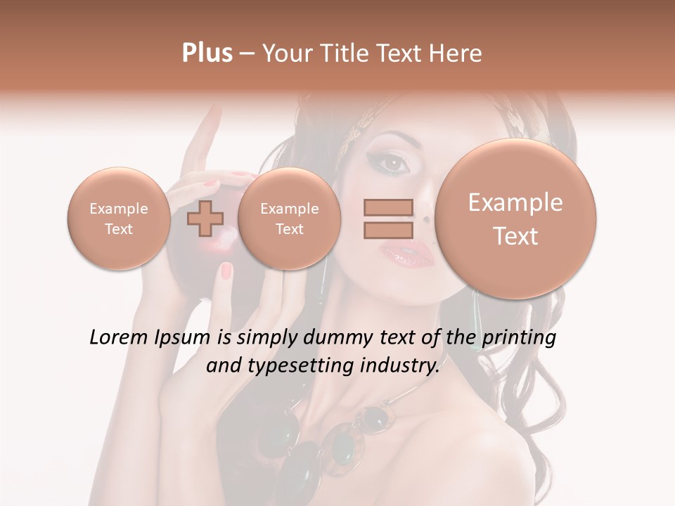 Freshness Fashion Isolated PowerPoint Template