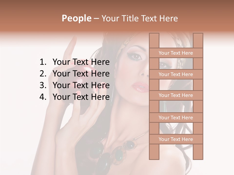 Freshness Fashion Isolated PowerPoint Template