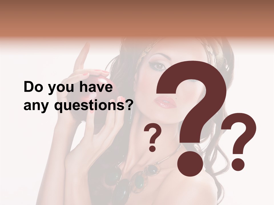 Freshness Fashion Isolated PowerPoint Template