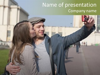 Monument Photo Homme PowerPoint Template