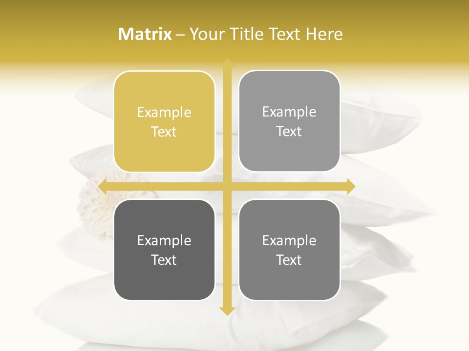 Cotton Comfortable Bedroom PowerPoint Template