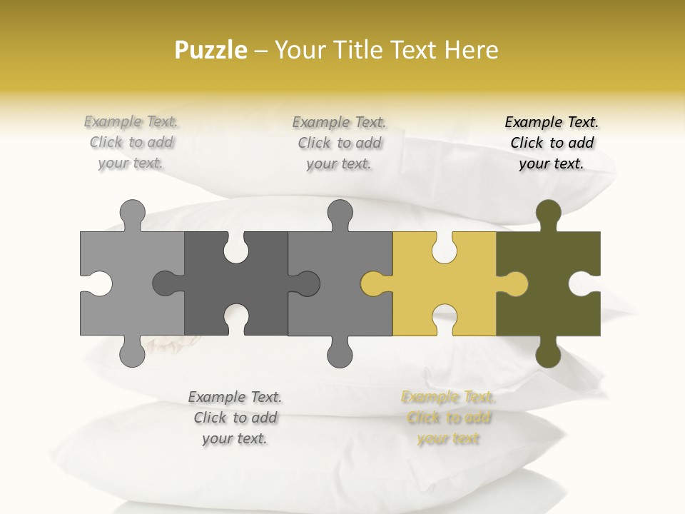 Cotton Comfortable Bedroom PowerPoint Template