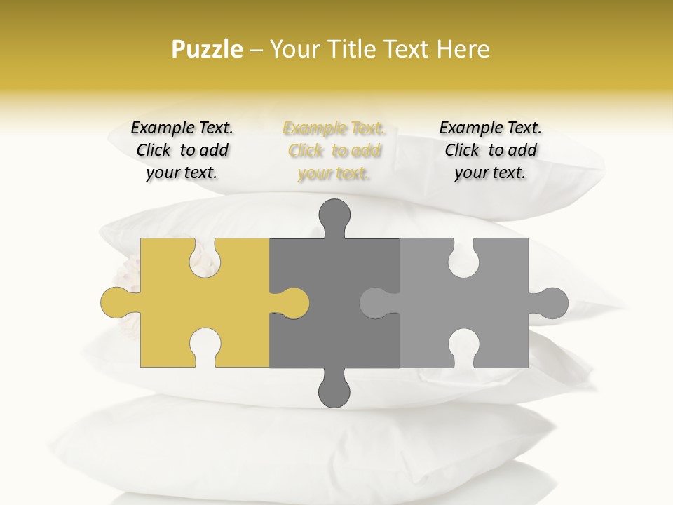 Cotton Comfortable Bedroom PowerPoint Template