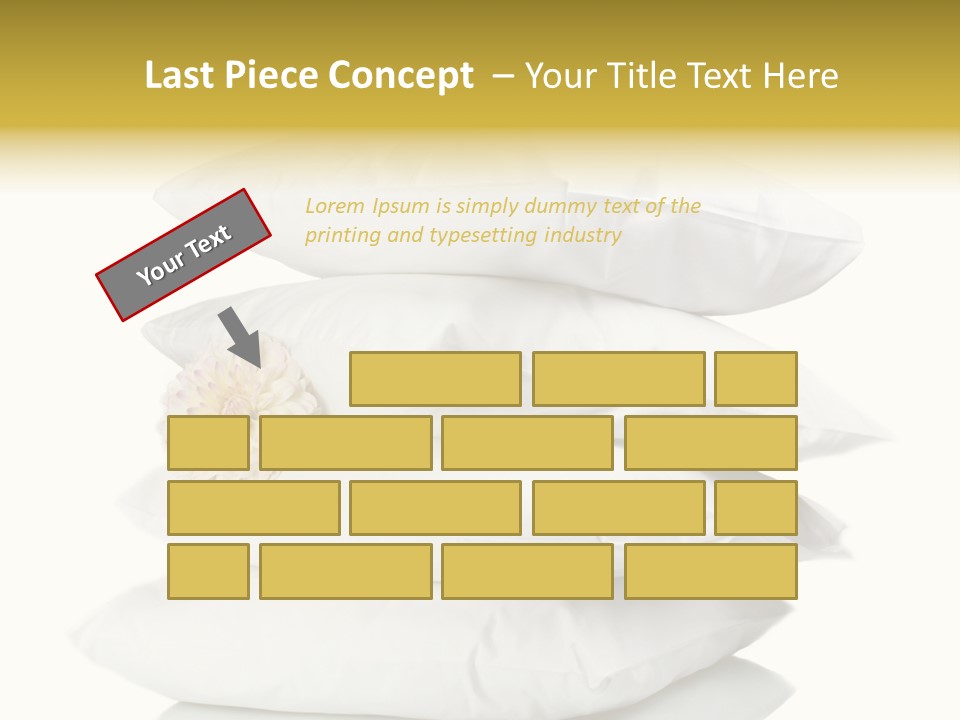 Cotton Comfortable Bedroom PowerPoint Template