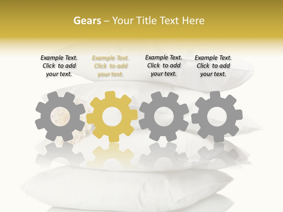 Cotton Comfortable Bedroom PowerPoint Template