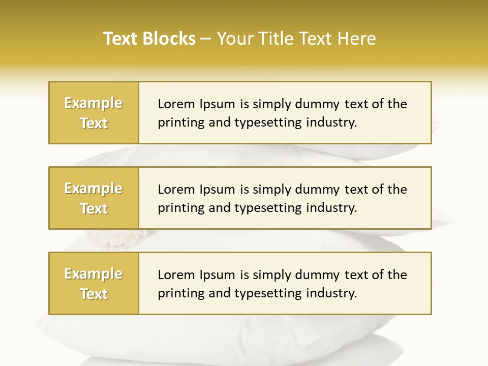 Cotton Comfortable Bedroom PowerPoint Template