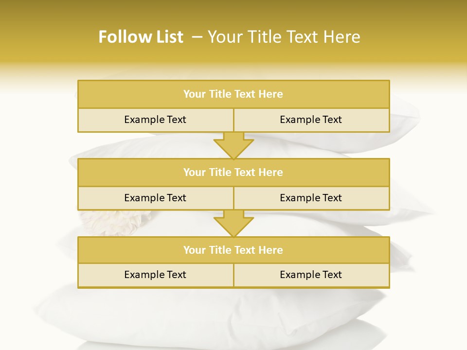 Cotton Comfortable Bedroom PowerPoint Template