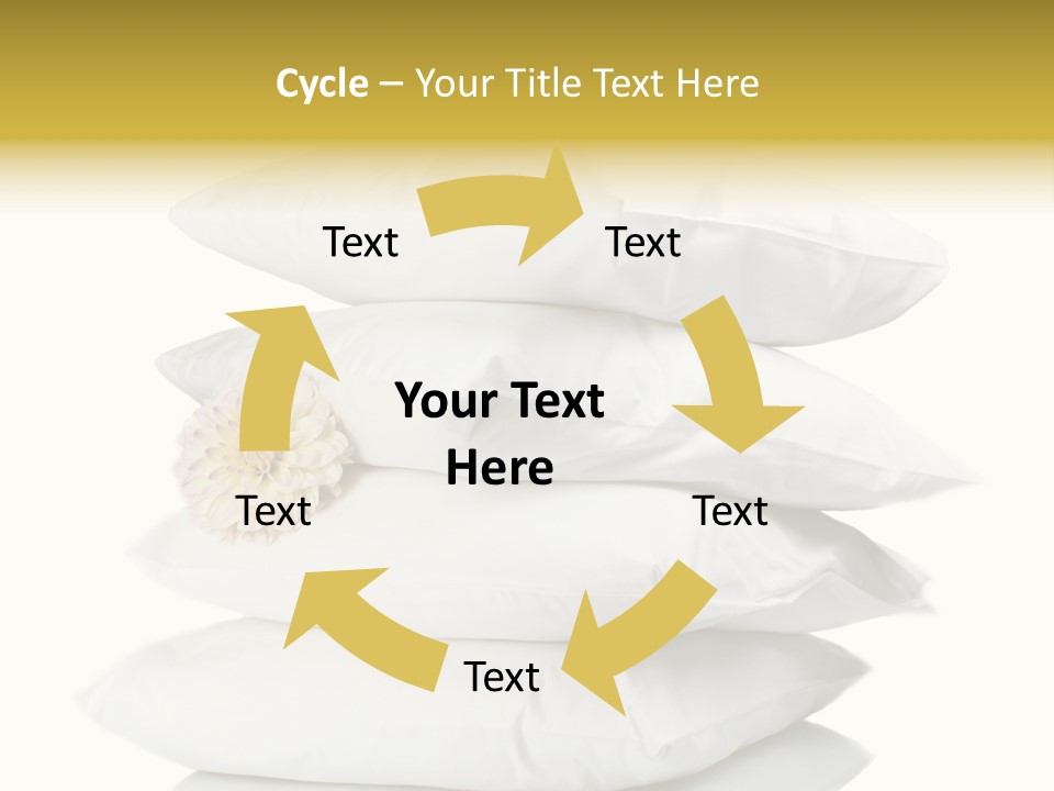 Cotton Comfortable Bedroom PowerPoint Template