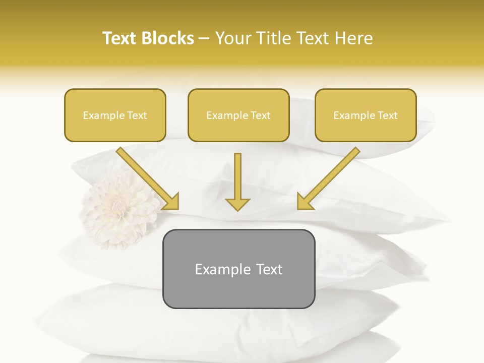 Cotton Comfortable Bedroom PowerPoint Template