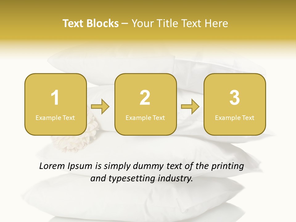 Cotton Comfortable Bedroom PowerPoint Template