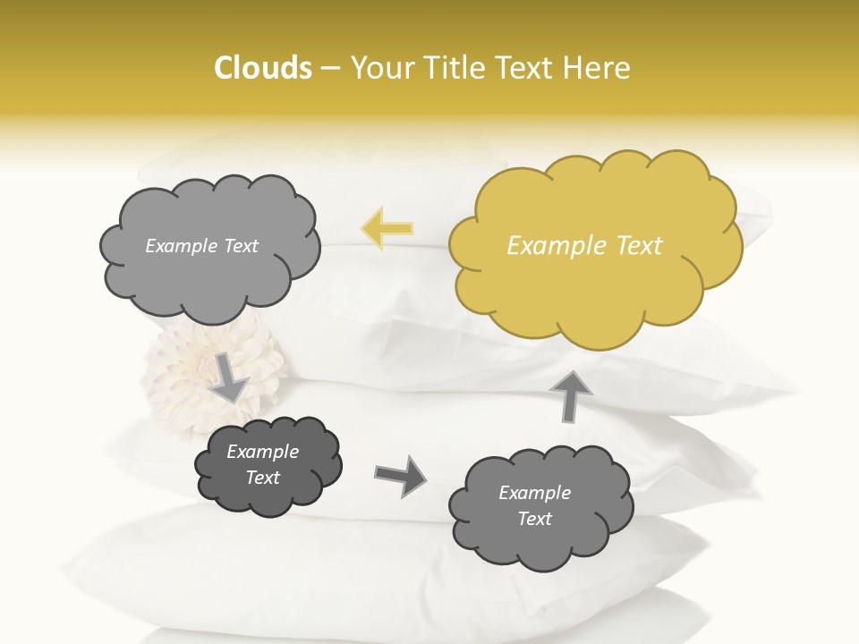 Cotton Comfortable Bedroom PowerPoint Template