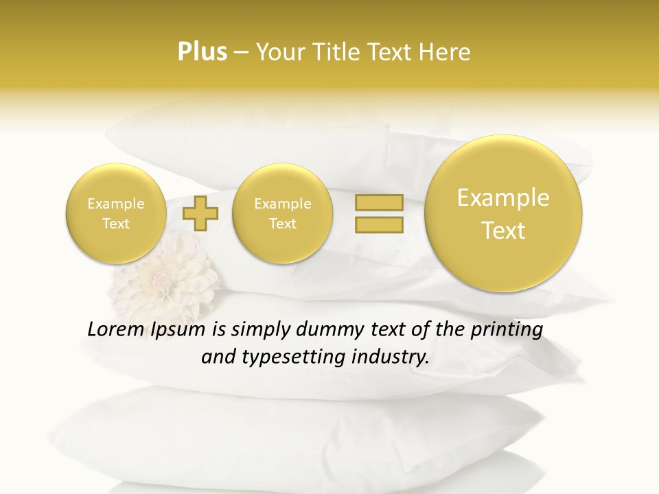 Cotton Comfortable Bedroom PowerPoint Template