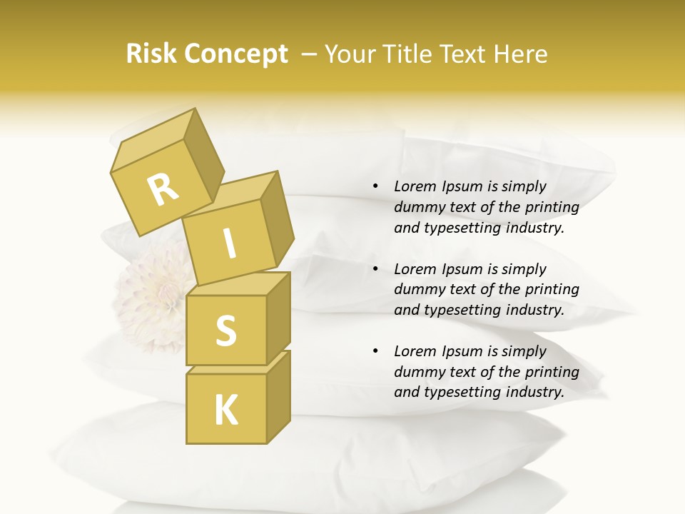 Cotton Comfortable Bedroom PowerPoint Template