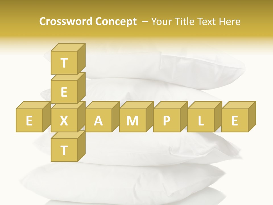 Cotton Comfortable Bedroom PowerPoint Template