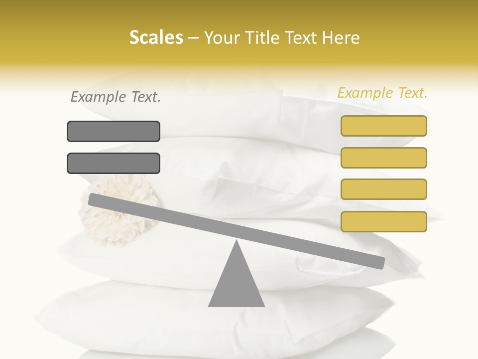 Cotton Comfortable Bedroom PowerPoint Template