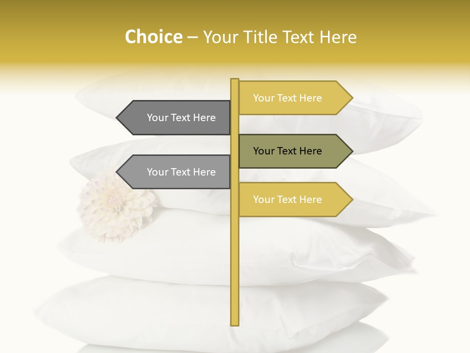 Cotton Comfortable Bedroom PowerPoint Template