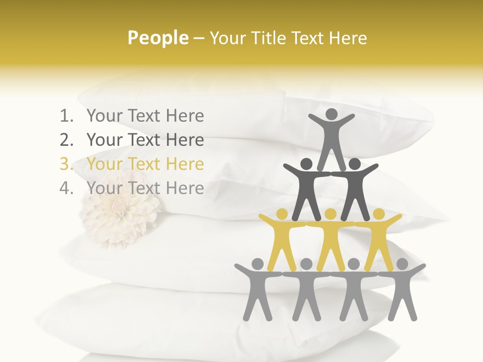 Cotton Comfortable Bedroom PowerPoint Template