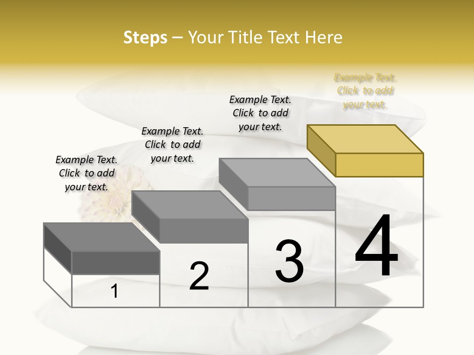 Cotton Comfortable Bedroom PowerPoint Template