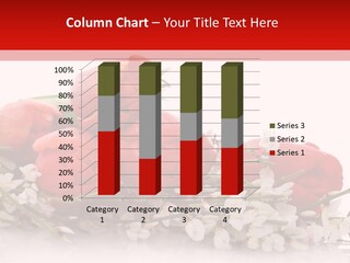 Beauty Red Bouquet PowerPoint Template