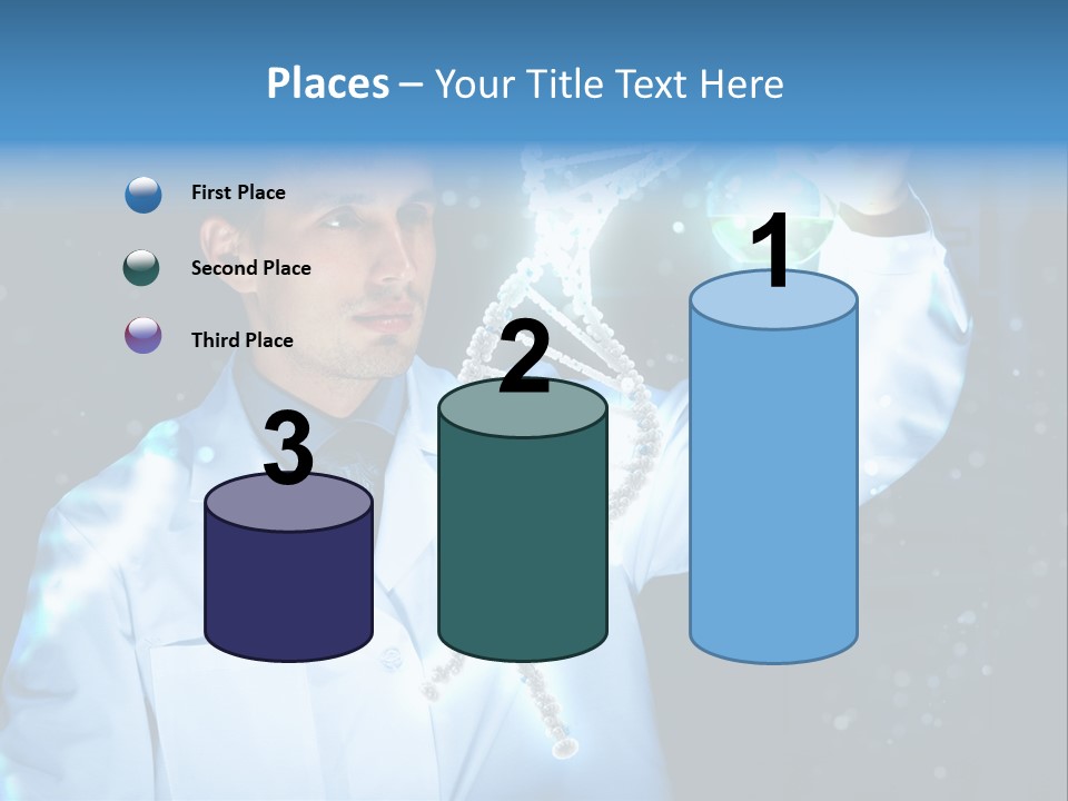 Science Double Health PowerPoint Template