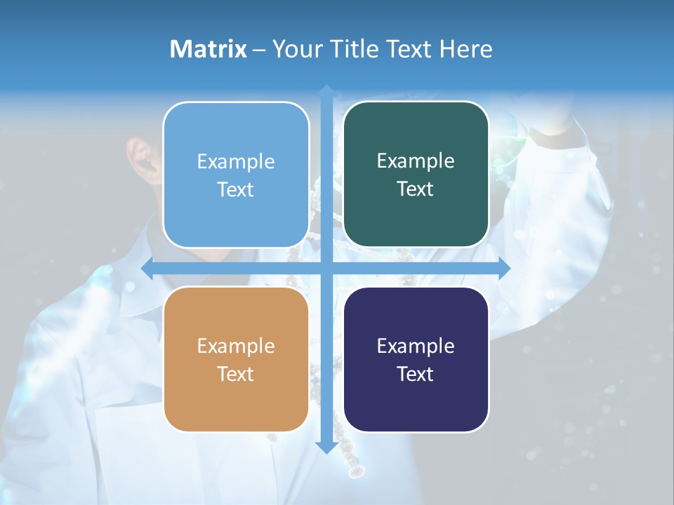 Science Double Health PowerPoint Template