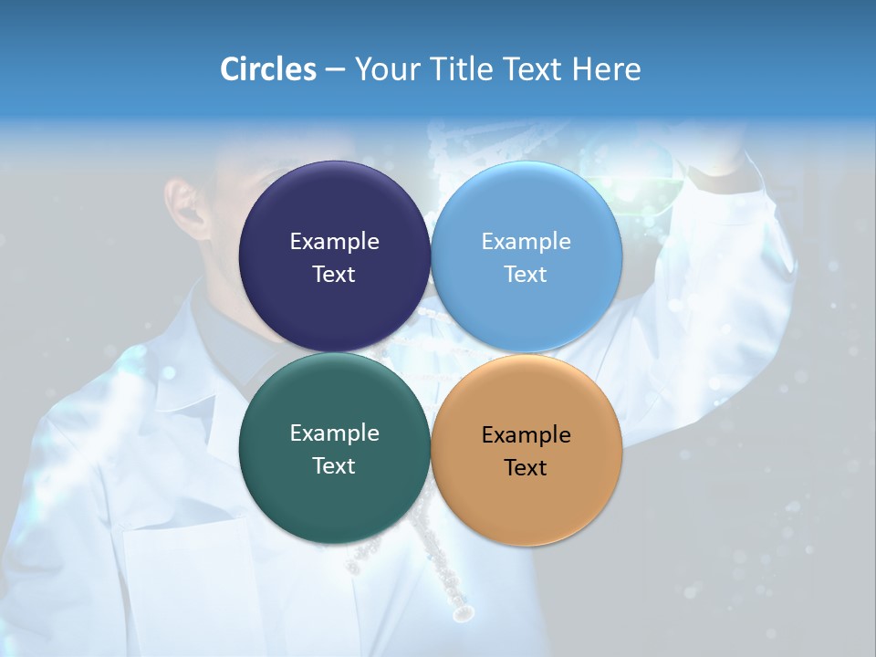 Science Double Health PowerPoint Template