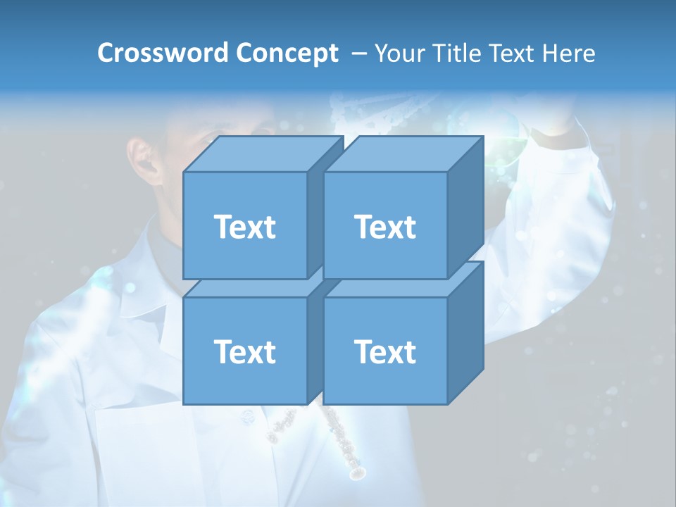 Science Double Health PowerPoint Template