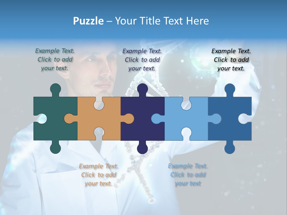 Science Double Health PowerPoint Template