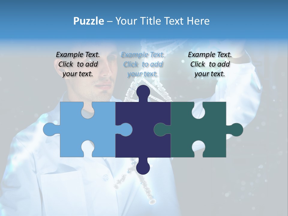 Science Double Health PowerPoint Template