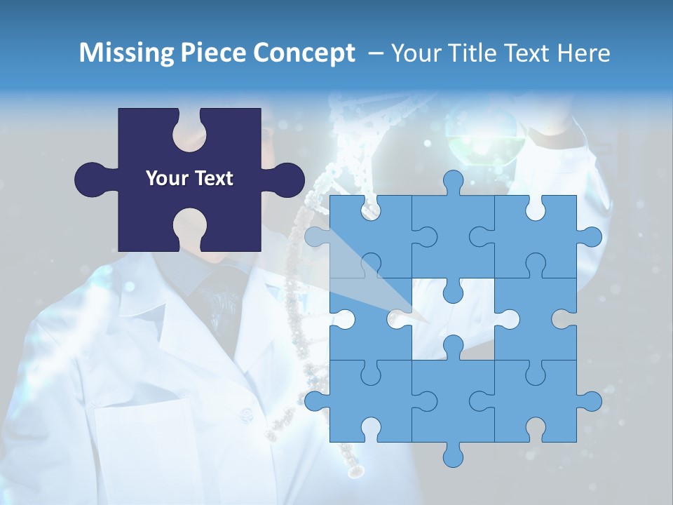 Science Double Health PowerPoint Template