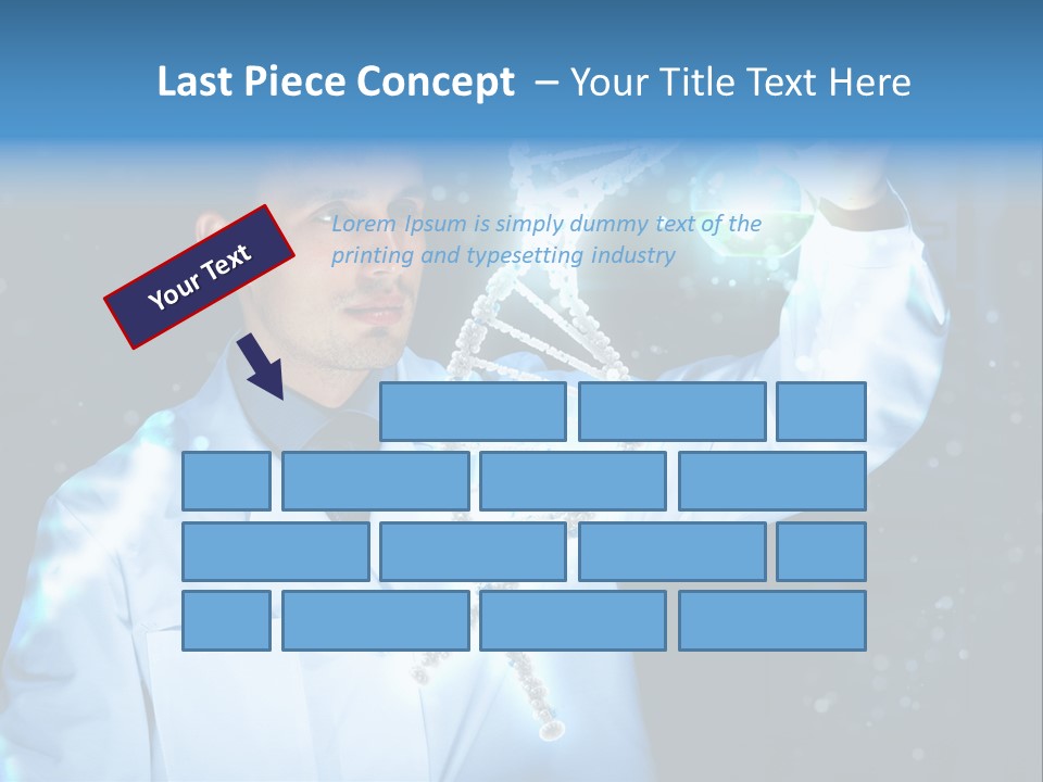 Science Double Health PowerPoint Template