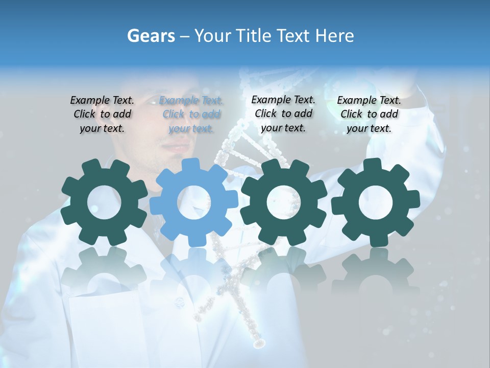 Science Double Health PowerPoint Template