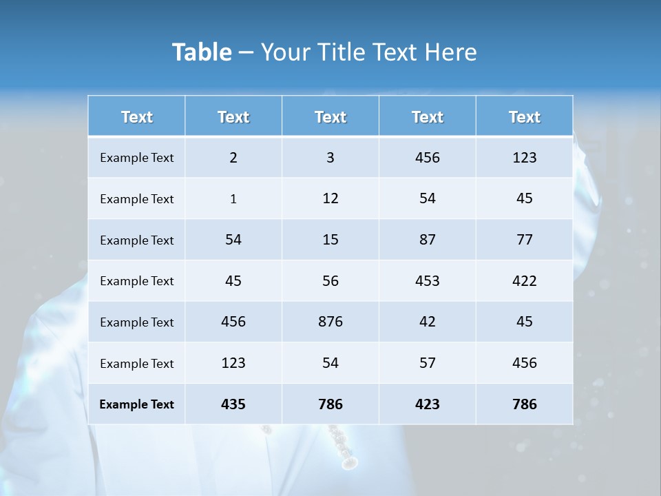 Science Double Health PowerPoint Template
