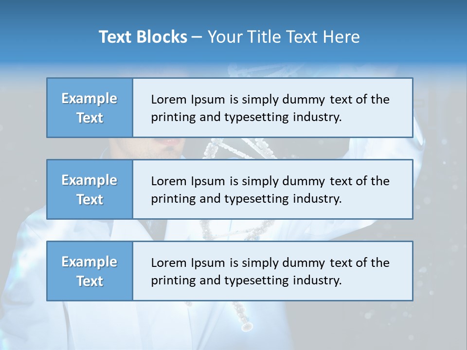 Science Double Health PowerPoint Template
