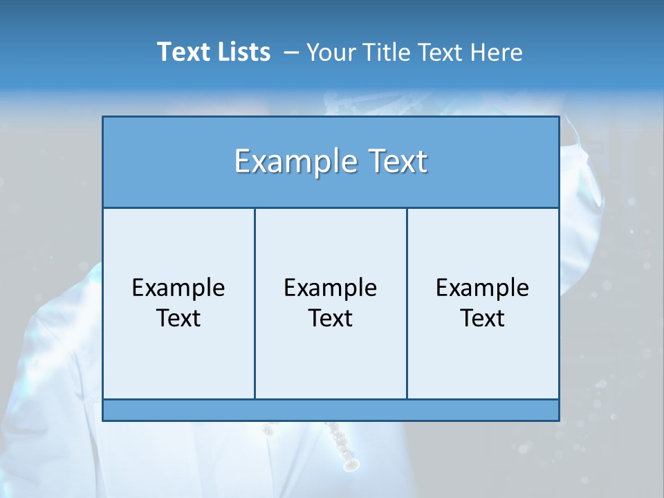 Science Double Health PowerPoint Template