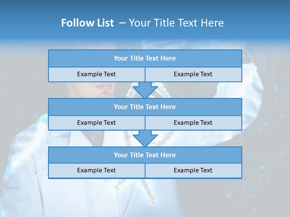 Science Double Health PowerPoint Template
