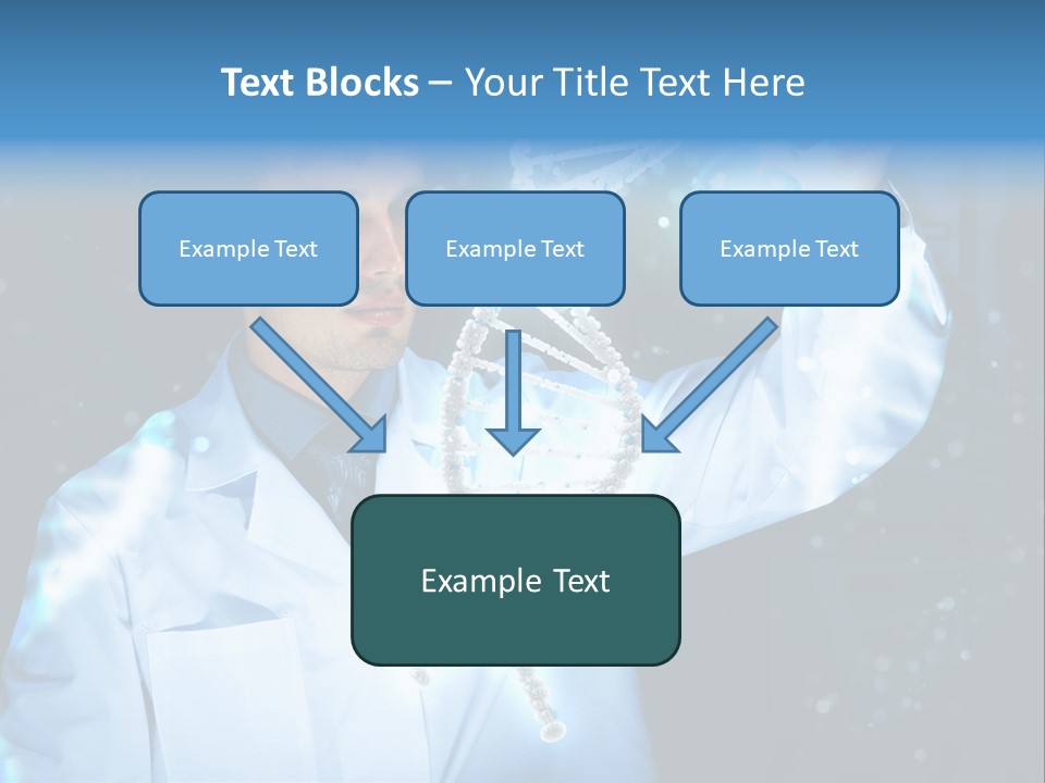Science Double Health PowerPoint Template