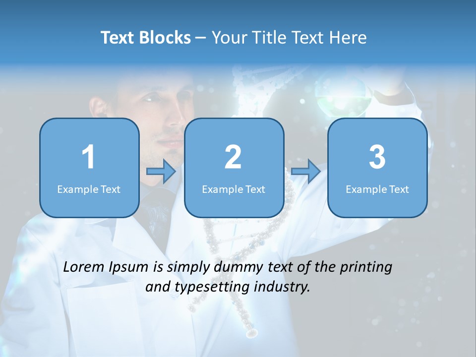 Science Double Health PowerPoint Template