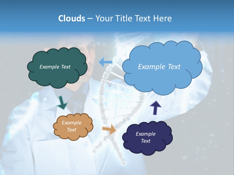 Science Double Health PowerPoint Template