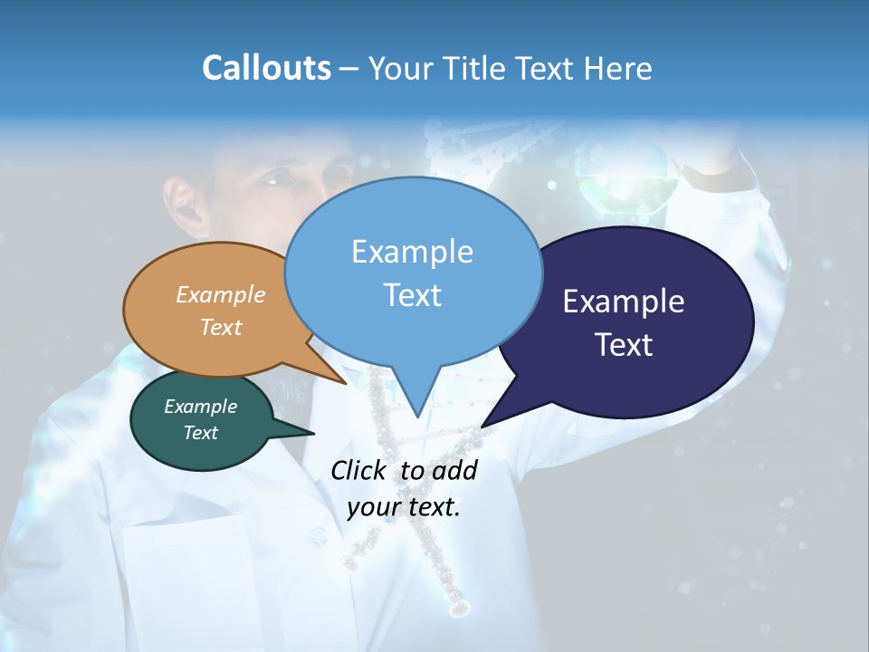Science Double Health PowerPoint Template