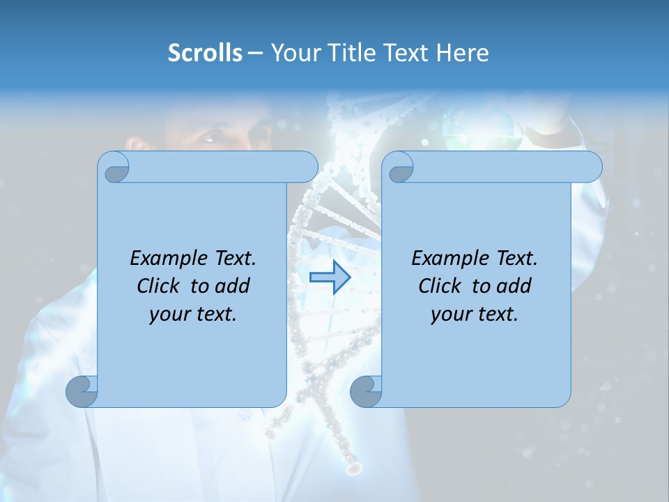 Science Double Health PowerPoint Template
