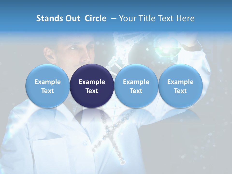 Science Double Health PowerPoint Template