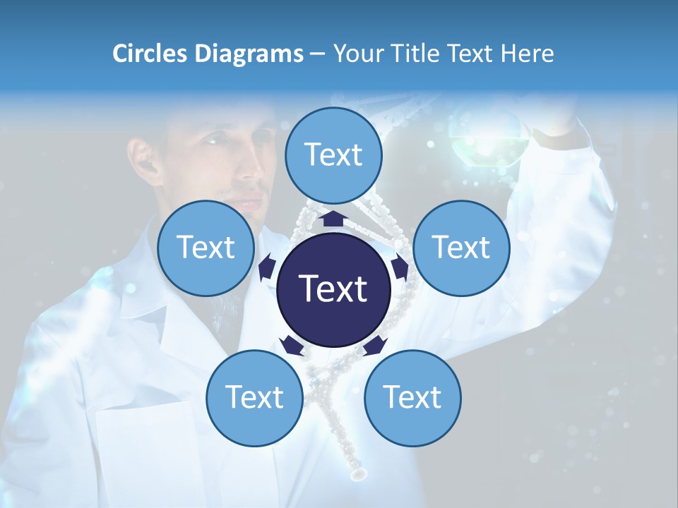 Science Double Health PowerPoint Template