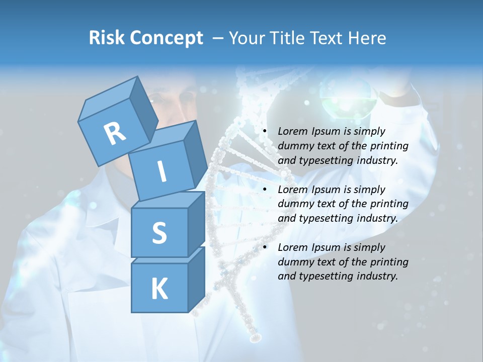 Science Double Health PowerPoint Template